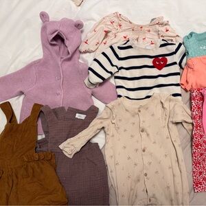 6-12 Mos. Girl Bundle: Zara, Gap, Hm, old Navy